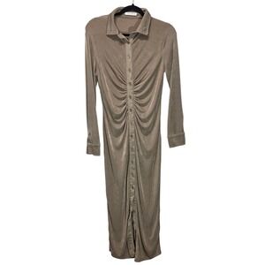 midi wedding guest dress with short sleeves Midi Fringe Wedding-Guest Dress: Mac Duggal 5980 French Blue / 2